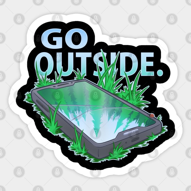 Go Outside Sticker by jpowersart